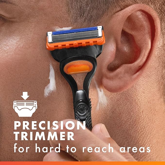 Gillette Fusion5 Razor Refills for Men, 2 Razor Blade Refills