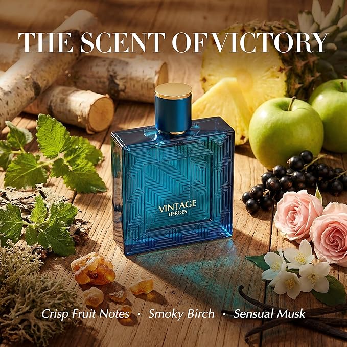Hybrid & Company Men's Cologne Mystery Box 2Pcs, Surprise Blind Box Random Scent, Extended Wear Fragrance Eau de Parfum Cologne Gift Set for Men, 3.4 Fl Oz Each