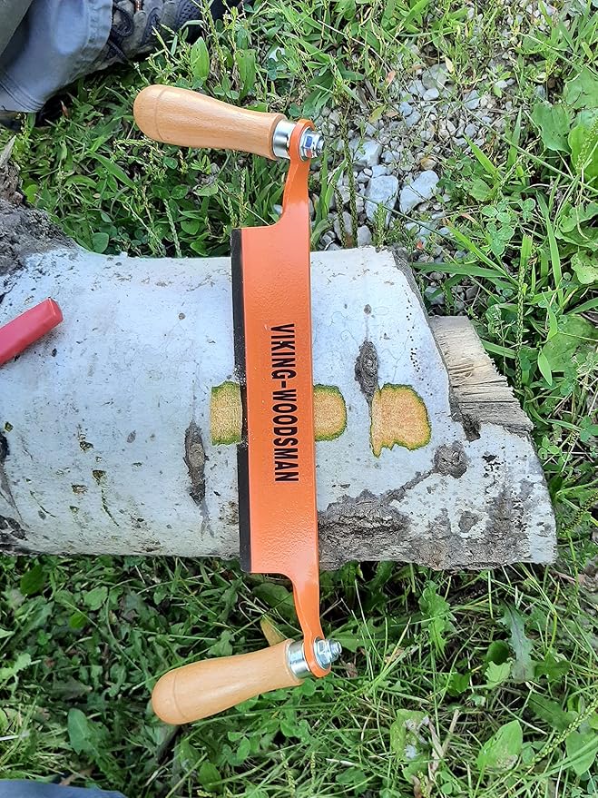 Viking Woodsman LT029 8 inch Straight 30 deg Bevel Blade Sharpened Draw Shave