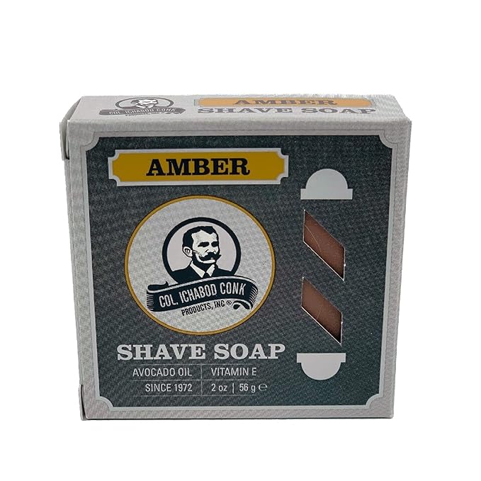 COL CONK AMBER SHAVE SOAP