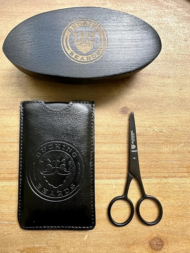 Beard Kit for Men - All-in-One Beard Grooming Kit with Brush, Comb, Scissors & Travel Bag - Durable Grooming Tools for Daily Style and Care