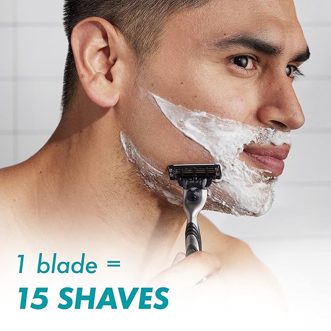 Gillette Mach3 Razor Refills for Men, 4 Razor Blade Refills (Pack of 2)