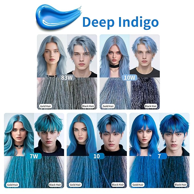 Temporary Hair Color - Washable Hair Wax for Men and Women, All-Day Hold Disposable Hair Wax for Party, Cosplay & Daily (Color #10W)