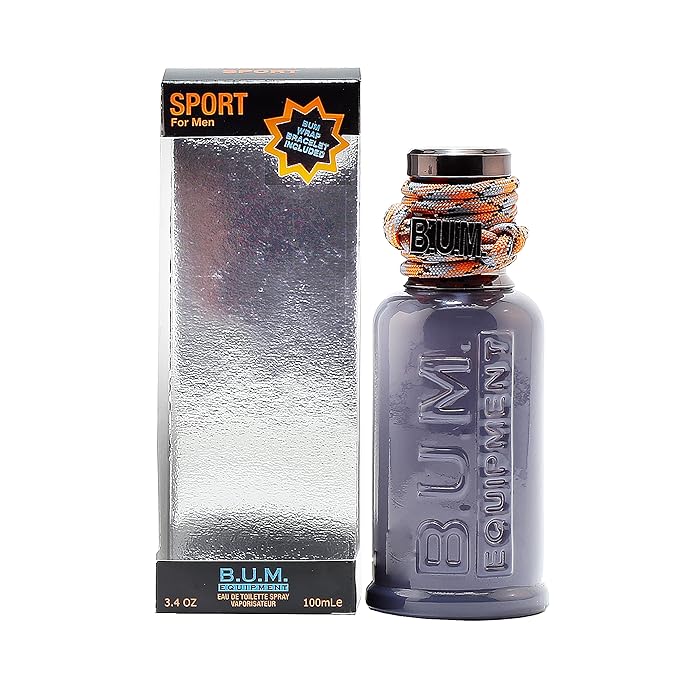BUM EQUIPMENT Eau de Toilette Spray For Men, Sport, 3.4 Fluid Ounce