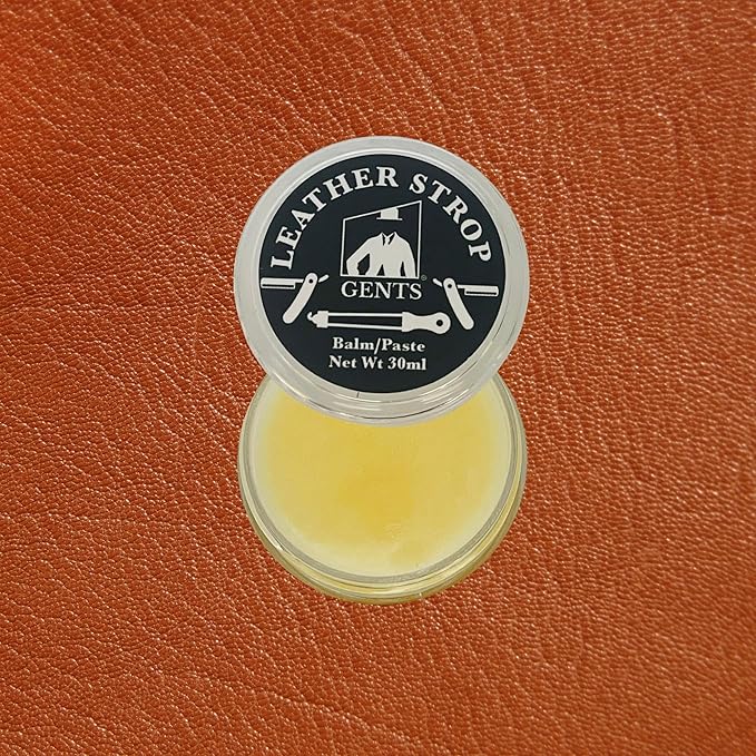 G.B.S Leather Strop 30ml Conditioning Paste Professional Hone and Sharpen your Shaving Razor, blade, knives, cutlery and tools- Leather Balm (Packof3)
