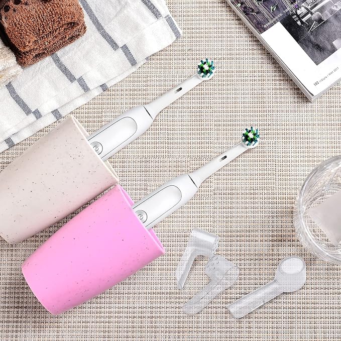 8 Pack Toothbrush Cover for Protecting Oral-B Replacement Brush Heads Electric Toothbrush, Portable Travel Brush Heads Caps, Convenience for Travel and Everyday Use