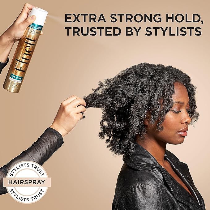 L'Oreal Paris Hair Care Elnett Satin Extra Strong Hold Hairspray, Unscented, 11 Ounce (Pack of 2)