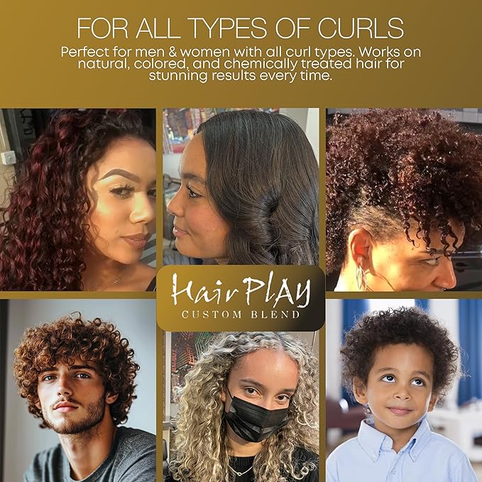 Hair Play Set #3 Hair Foam Mousse - Extra Hold Styling Foam for Frizz Control - Hair Mousse for Curls - Curl Defining Volumizing Mousse for Wavy Hair - 8 Fl Oz