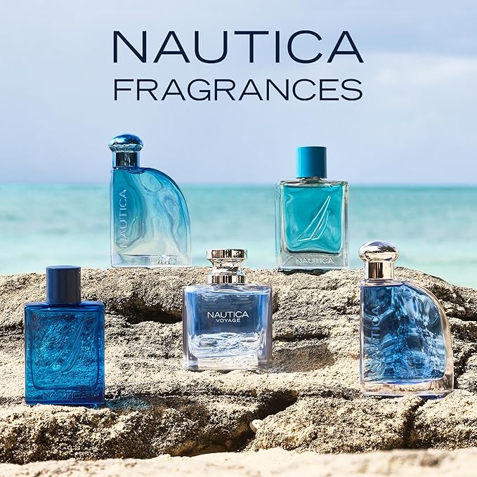 Nautica Oceans Deo Body Spray 6 fl oz (Pack of 1), Notes of Apple, Cyclamen, and Amberwood, Men's Fragrance, Long Lasting, Everyday Fragrance