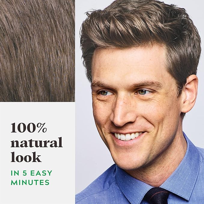 Just For Men Shampoo-In Color (Formerly Original Formula), Mens Hair Color with Keratin and Vitamin E for Stronger Hair - Light-Medium Brown, H-30, Pack of 3