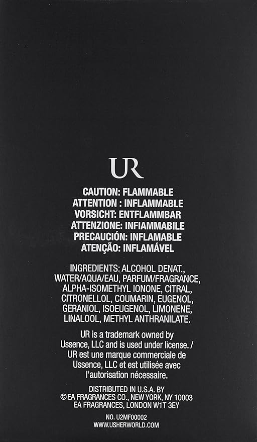 UR by Usher for Men, Eau De Toilette Spray, 3.4-Ounce