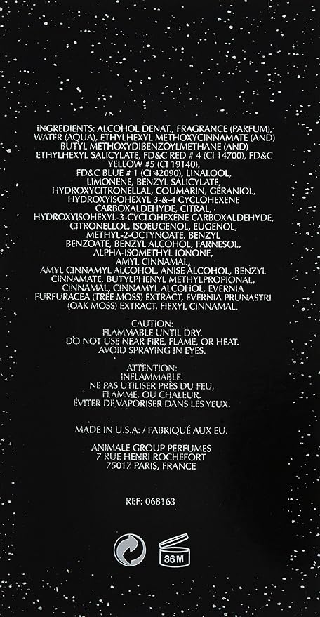 Animale By Animale Parfums For Men. Eau De Toilette Spray 3.4 Ounces