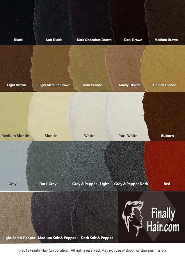New Hair Building Fibers 100+14=114 Grams. Highest Grade Refill That You Can Use for Your Bottles From Competitors Like Toppik, Xfusion, Strand, Kerafiber (Grey & Pepper Dark)