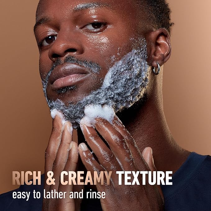 King C. Gillette Beard Wash,Mens Face Wash,11 oz,Infused with Argan Oil and Avocado Oil to Cleanse Hair and Skin,(Pack of 2)