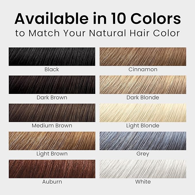 Eclipse Hair Fibers for Thinning Hair (WHITE) For Women & Men - 100% Undetectable Fibers - 15g Bottle - Completely Conceals Hair Loss in 15 Seconds