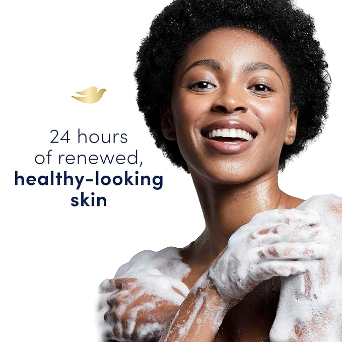Dove Body Wash Deep Moisture for 24hr Lotion-Soft Skin Moisturizing Skin Cleanser with No Sulfates No Parabens 3 oz (Pack of 3)