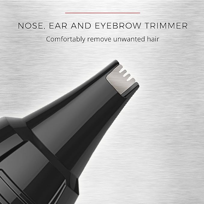 Remington Head to Toe Advanced Rechargeable Powered Body Groomer Kit, Beard Trimmer (10 Pieces), 6.3 Inch, Black