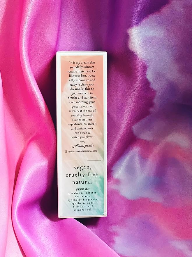 Dallas & James Skincare Co. Watermelon Dream Cloud Cream Moisturizer with Cloudberry: Oil-Free, Gel-to-Water Moisturizer with Niacinamide for Glowing Skin