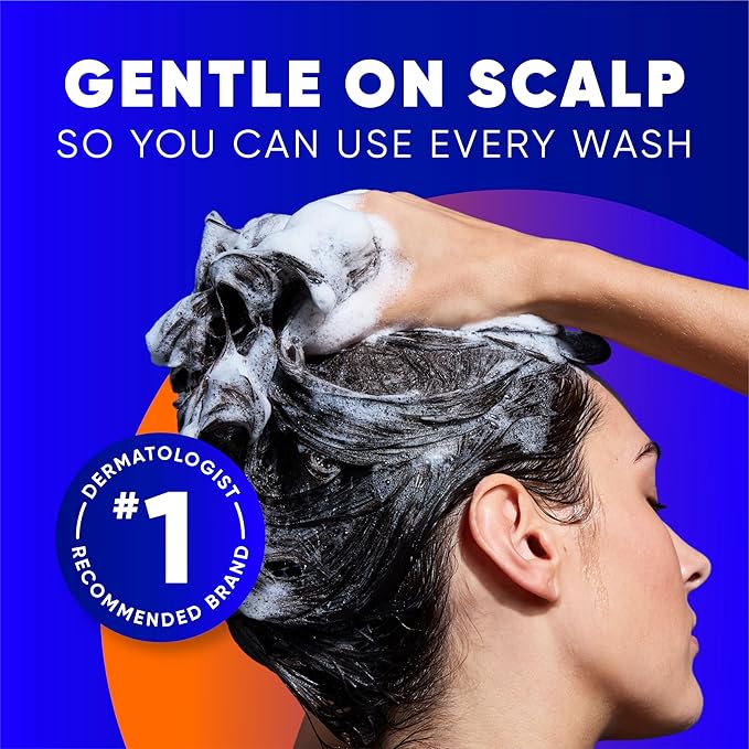 Head & Shoulders Anti-Dandruff Shampoo with 1% Selenium Sulfide, Clinical Strength Dry Scalp Rescue Shampoo Twin Pack, Seborrheic Dermatitis Relief, Dry Scalp 13.5 fl oz Each