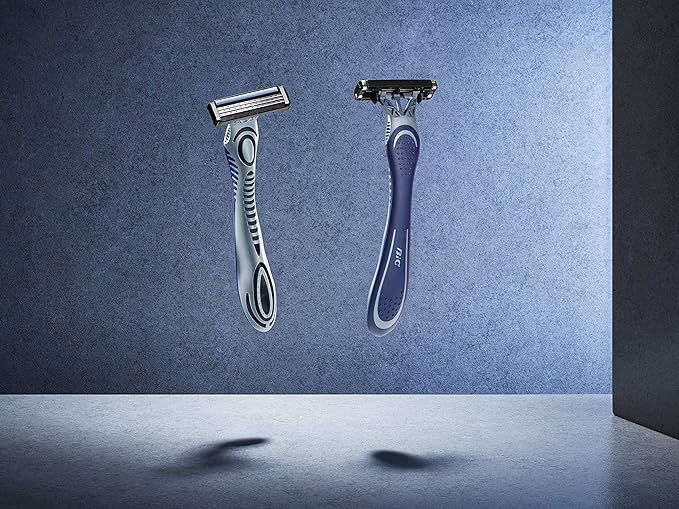 Bic Flex 3 Comfort Men's Razors, Pack of 8 - with Three Movable-Blade Razors and Lubricating Strips for an Extra Smooth Shave