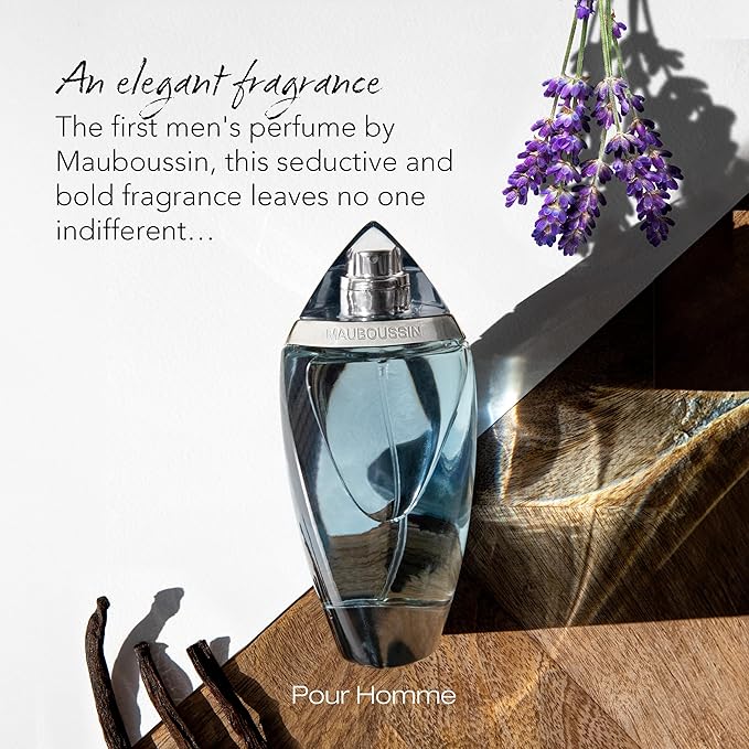 Mauboussin - Original Homme 100ml (3.3 Fl Oz) - Eau de Parfum for Men - Woody & Aromatic Scents