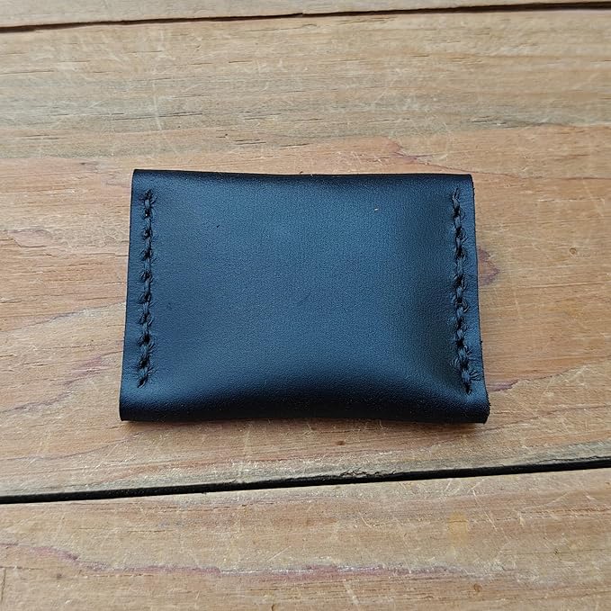 Handmade Leather Safety Razor Travel Cover, Double Edge Razor Head Protective Sheath For men Fits Most Safety Razors (Black)