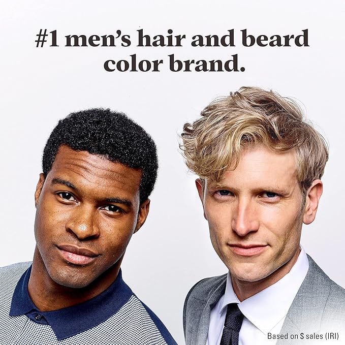 Just For Men Shampoo-In Color (Formerly Original Formula), Mens Hair Color with Keratin and Vitamin E for Stronger Hair - Light Brown, H-25, Pack of 1