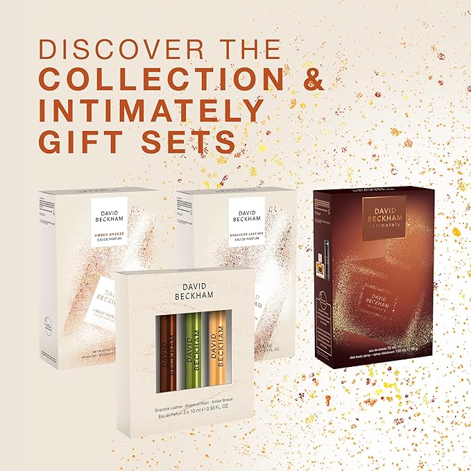 David Beckham Amber Breeze Giftset, 3.3 fl oz Amber Breeze EDP + 5 fl oz Shower Gel, Notes of Bargamot, Lavender, and Wood, Men's Fragrance, Long Lasting, Everyday Fragrance