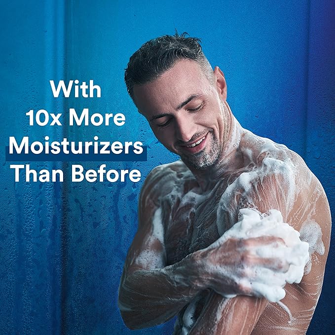Suave Men 3 in 1 Mens Body Wash, Body Soap for Hydrated Skin and Hair, Hair, Face and Body Wash, With an All day Fresh Scent 18 oz (Pack of 2)