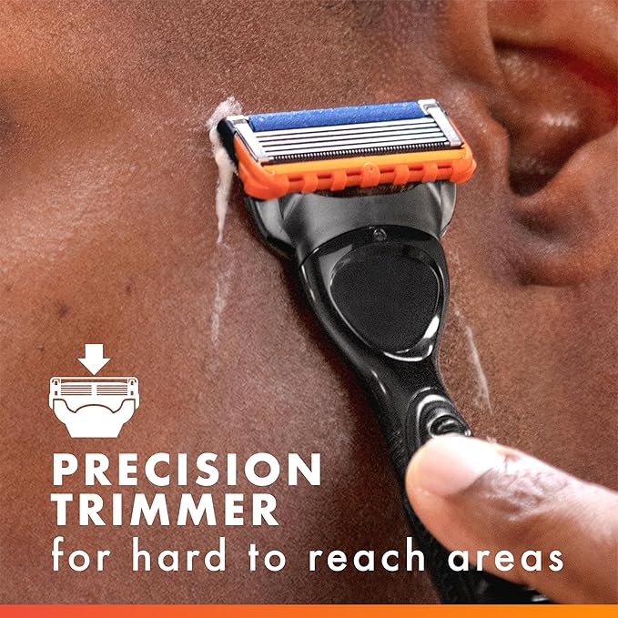 Gillette Fusion5 Power Razor for Men, 1 Gillette Power Razor Handle + 1 Blade Refill, (Pack of 2)
