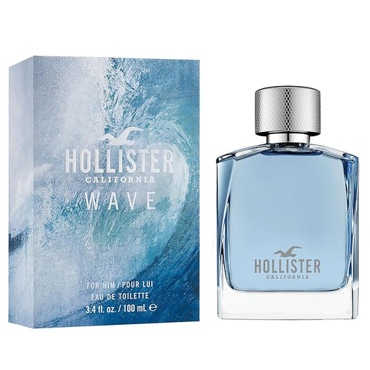 Hollister Wave Men Eau De Toilette, 3.4 Ounce, Multi, 100 ml