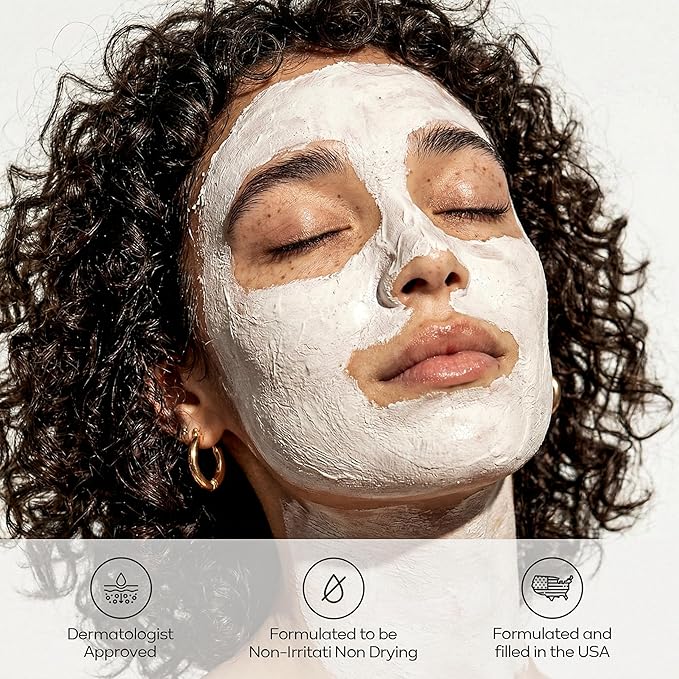 DERMAdoctor Ain’t Misbehavin’ 10% Sulfur Acne Mask, Oil-Absorbing Facial Treatment, 2.3 fl oz