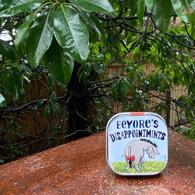 The Unemployed Philosophers Guild Eeyore's Disappointmints Breath Mints - Eeyore from Winnie the Pooh Themed Spearmints, 1 Tin, Net Wt .4oz (12g)