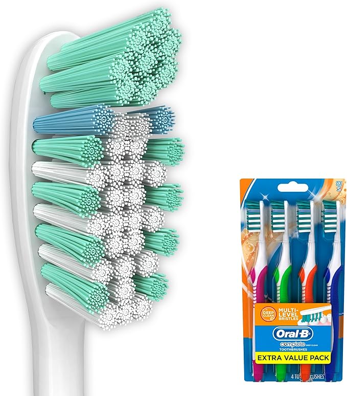 Oral-B Complete Deep Clean Soft Bristles Toothbrush 4 Count