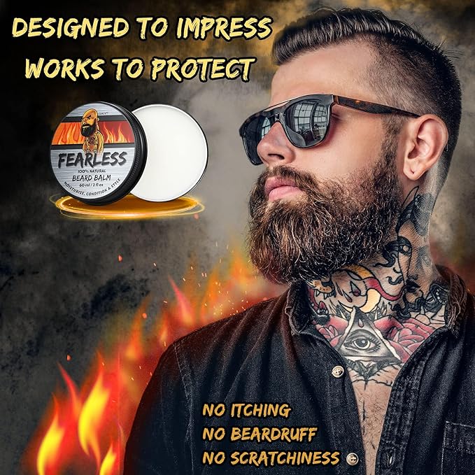 Claev Beard Balm (2 oz), 100% Top-Grade Natural Beard Conditioning & Styling Balm, Designed for Rugged, Active, or Outdoorsy Men, Includes Shea Butter, Natural Beeswax, Cedarwood Oil, is a US Company