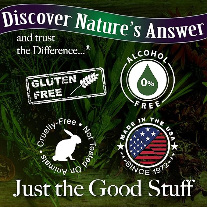 Nature's Answer PerioBrite Alcohol-Free Mouthwash, Cinnamon, 16-Fluid Ounce | Whitens Teeth | Freshens Breath | Removes Plaque | Minimizes Dry Mouth (Pack of 1)