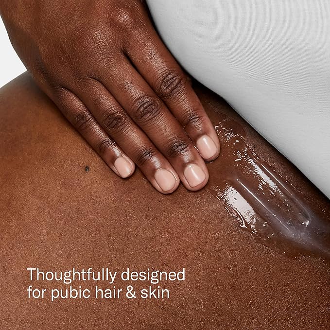 Flamingo Pubic Hair Shaving Skin Care Set, Exfoliating Shaving Gel for Women 5 fl oz with Restorative Post Shave Serum 1.7 fl oz