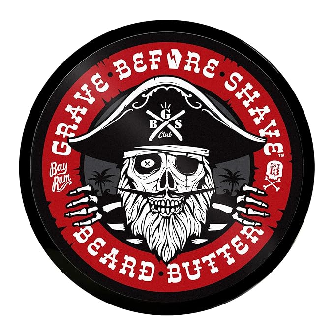 Grave Before Shave Bay Rum Beard Butter 4 oz. Container