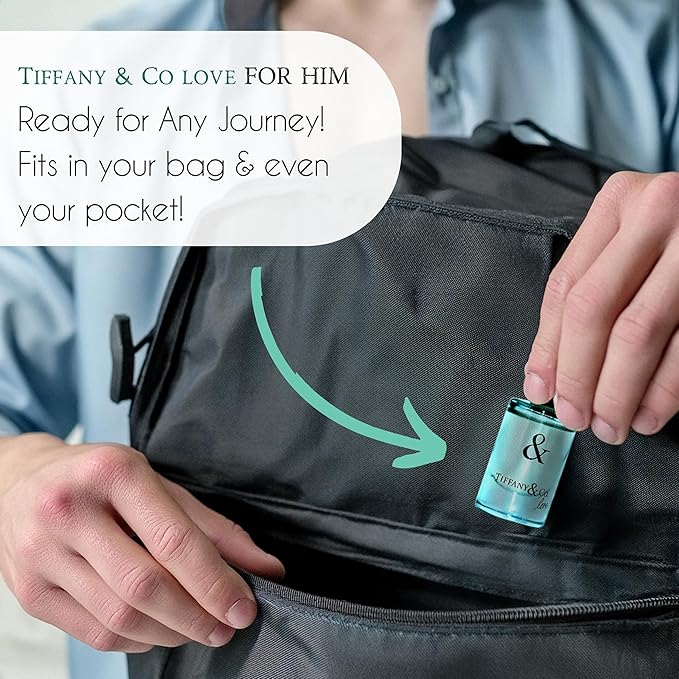 Tiffany & Co. Love for Him Eau De Toilette Mini Perfume Splash for Men .16 Fl Oz