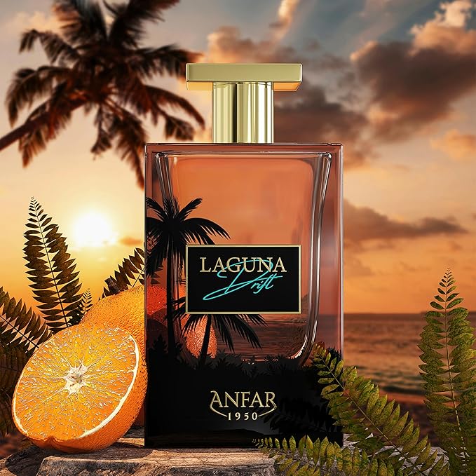 Anfar Laguna Drift - Perfume for Women and Men - Citrus Aromatic Woody Scent - Opens with Notes of Yuzu, Neroli, Rosemary, and Thyme - 2.7 oz