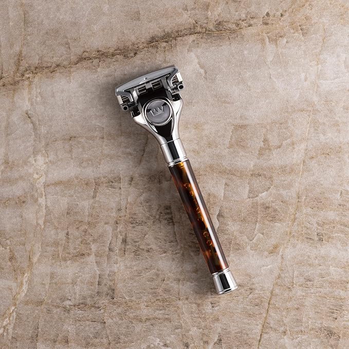Cremo Astonishingly Superior Tortoise Shell (Horn) Razor Kit (Packaging May Vary)