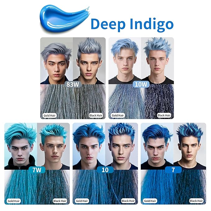 Temporary Hair Color Wax for Men - SUPIYA Washable Hair Wax Color, All-Day Hold Disposable Hair Wax for Party, Cosplay & Daily (Honey Color #10W)