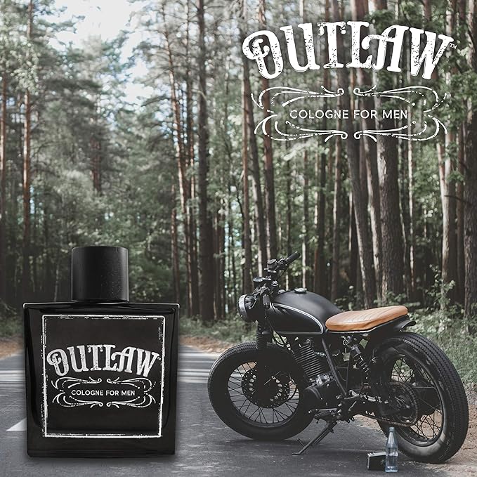 Outlaw Men’s Cologne by Tru Western - Refreshing Bergamot, Lavender and Fir Balsam for a Sensual Aroma - 3.4 oz