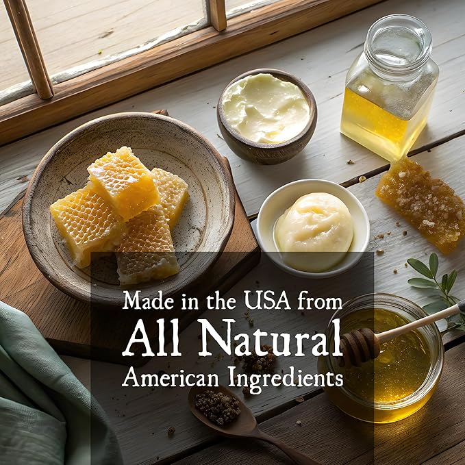 Bush Pilot Wagyu Beef Tallow Balm for Face, Body and Bush - Handmade in Alaska USA, Small Batch Moisturizer with Honey, Beeswax, Shea Butter - Non-Greasy, Fast Absorbing for Men & Women