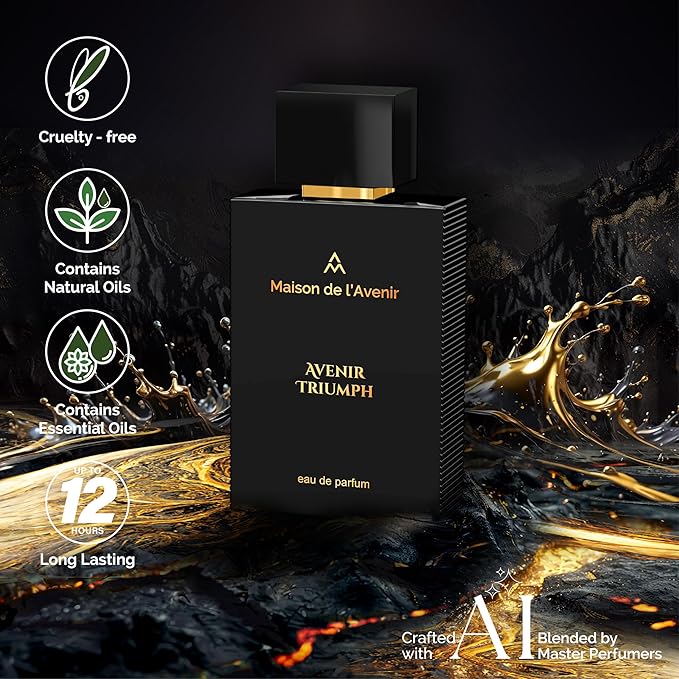 Maison de l'Avenir Avenir Triumph – SUPERNOVA COLLECTION | Citrus Spicy Fragrance | Unisex Cologne & Perfume | Natural & Essential Oils | Eau de Parfum (24 Hours) | Made in UAE | 100ml / 3.4 fl. oz.