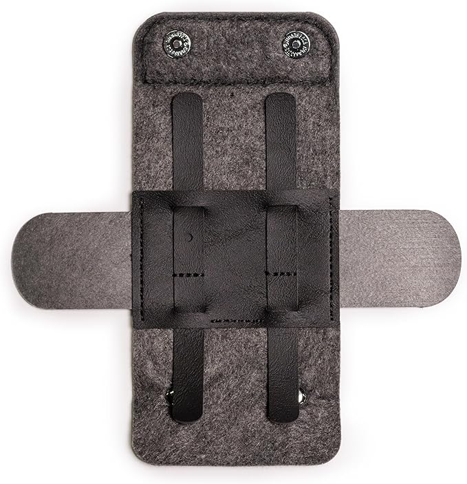 Henson Shaving The Razor Case - Vegan Leather and Merino Wool