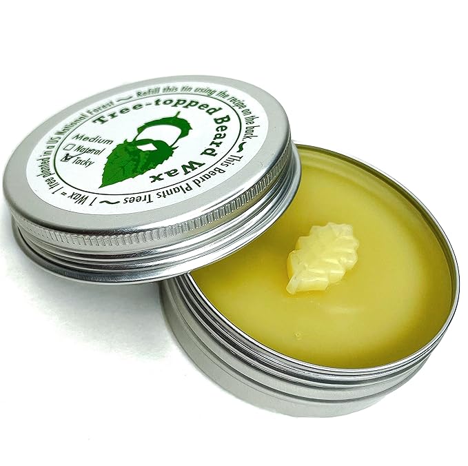 Tree-Topped Beard Wax (2oz.) Medium Tacky - from