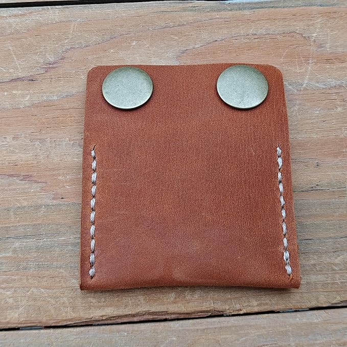 Handmade Leather Safety Razor Travel Cover, Double Edge Razor Head Protective Sheath For men Fits Most Safety Razors (Brown)