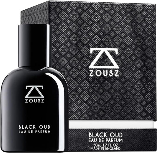 ZOUSZ Black Oud Men's Perfume – Premium Fragrance Infused with Black Oud Oil, Sandalwood, Cedarwood & Patchouli – Luxurious Oud Cologne Ideal for Gifting