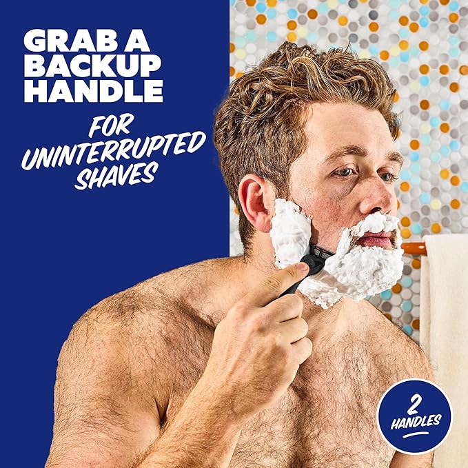 Dollar Shave Club | Razor Handle (2 Pack) Black | Replacement Razor Blade Handles